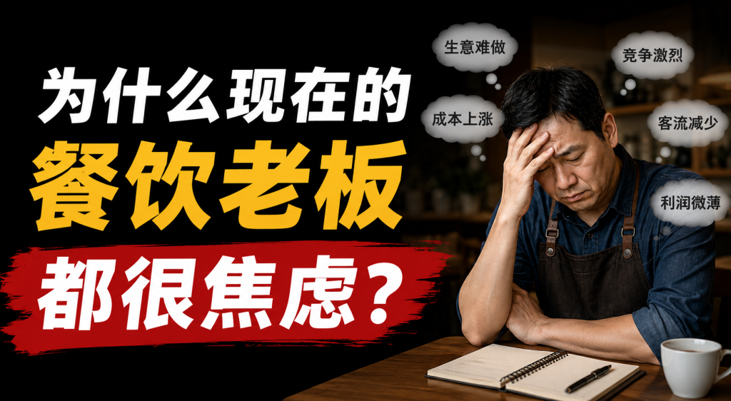 图片[1]-苏小兵：为什么现在的餐饮老板都很焦虑？-苏小兵商学院