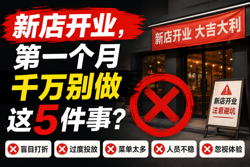 苏小兵:新店开业,第一个月千万别做这5件事?-苏小兵商学院