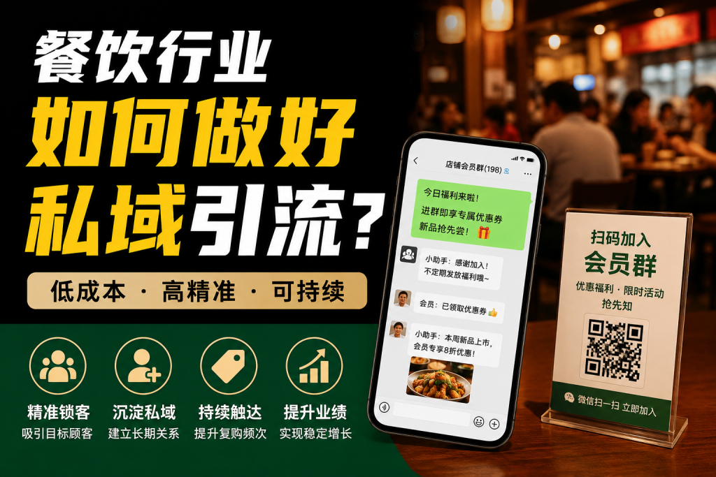 图片[1]-苏小兵：餐饮行业如何做好私域引流？-苏小兵商学院
