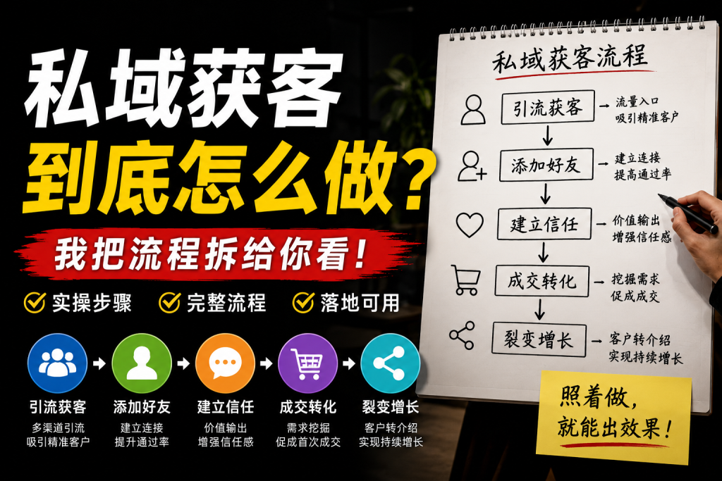 图片[1]-苏小兵：私域获客到底怎么做？我把流程拆给你看！-苏小兵商学院