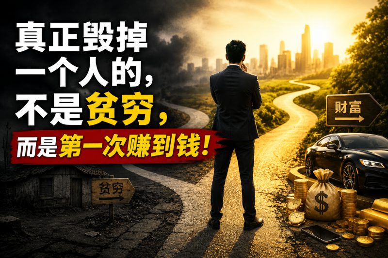 苏小兵：真正毁掉一个人的，不是贫穷，而是第一次赚到钱！-苏小兵商学院