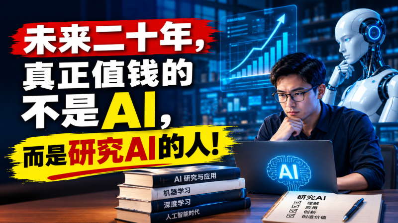 苏小兵:未来二十年,真正值钱的不是AI,而是研究AI的人!-苏小兵商学院