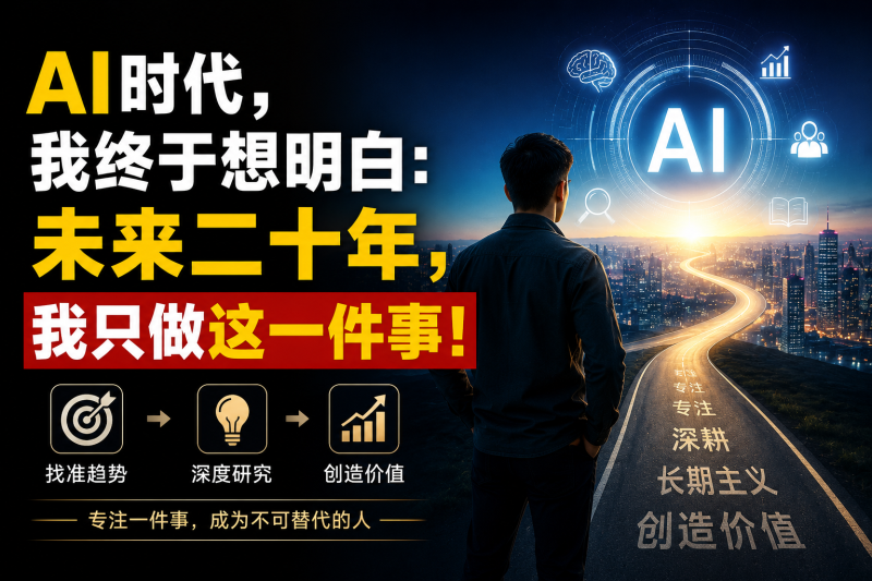 苏小兵：AI时代，我终于想明白：未来二十年，我只做这一件事！-苏小兵商学院