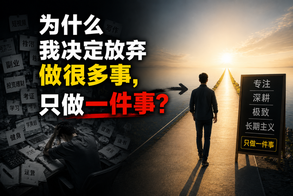 图片[1]-苏小兵：为什么我决定放弃做很多事，只做一件事？-苏小兵商学院