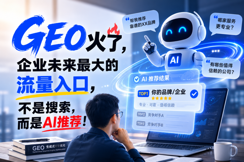 苏小兵：GEO火了，企业未来最大的流量入口，不是搜索，而是AI推荐！-苏小兵商学院
