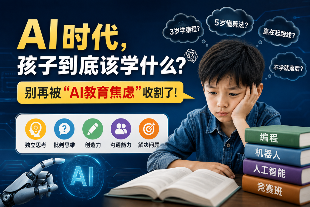 图片[1]-苏小兵：AI时代，孩子到底该学什么？别再被“AI教育焦虑”收割了！-苏小兵商学院