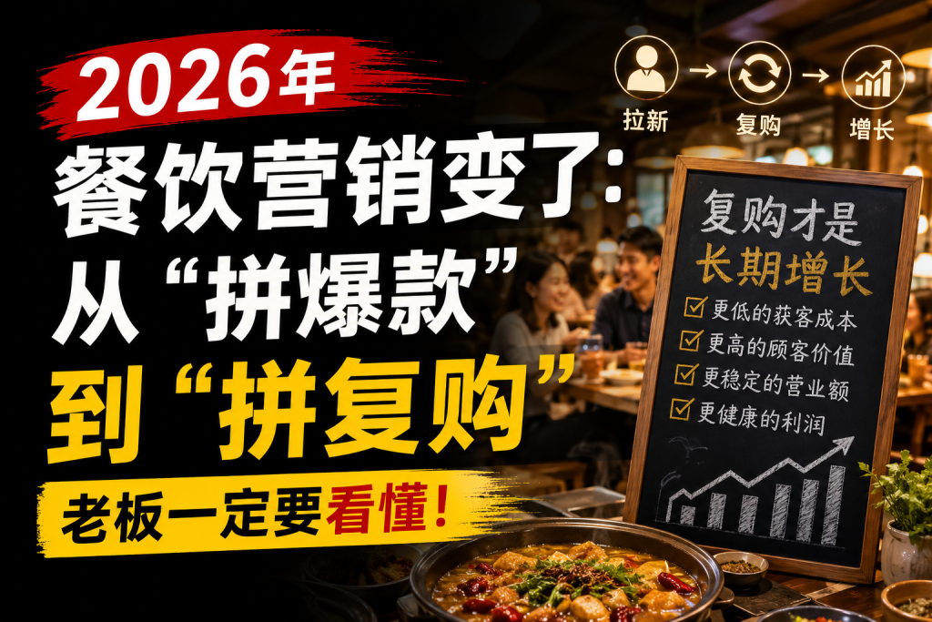图片[1]-苏小兵：2026年餐饮营销变了,从“拼爆款”到“拼复购”，老板一定要看懂！-苏小兵商学院