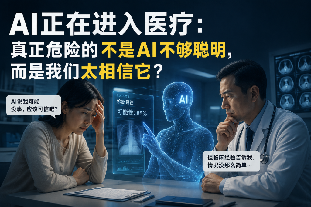 图片[1]-苏小兵：AI正在进入医疗：真正危险的不是AI不够聪明，而是我们太相信它？-苏小兵商学院