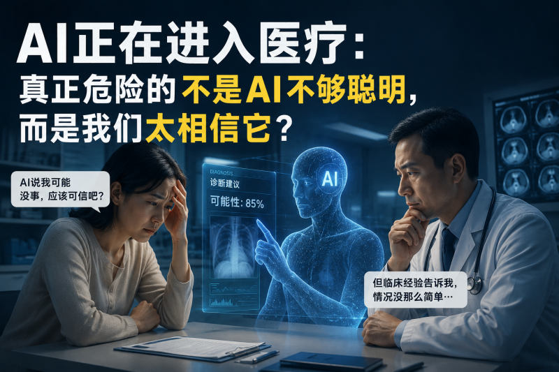 苏小兵：AI正在进入医疗：真正危险的不是AI不够聪明，而是我们太相信它？-苏小兵商学院