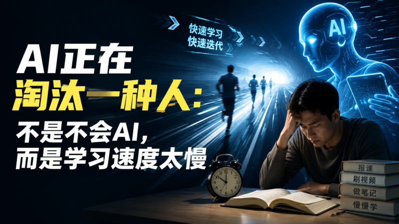 苏小兵：AI正在淘汰一种人，不是不会AI，而是学习速度太慢！-苏小兵商学院