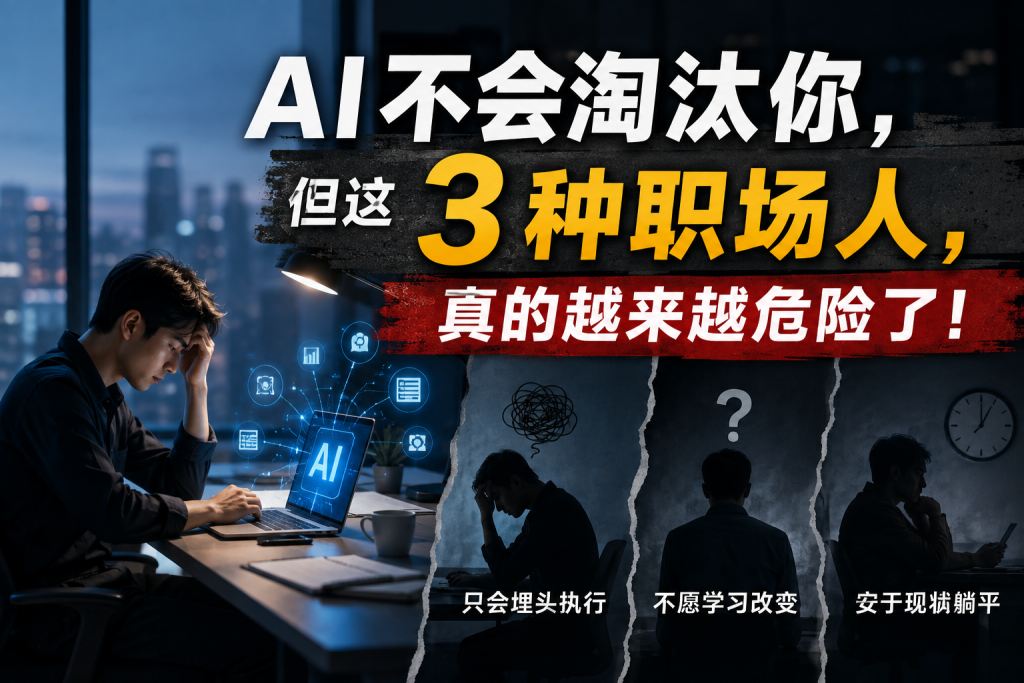 图片[1]-苏小兵：AI不会淘汰你，但这3种职场人，真的越来越危险了！-苏小兵商学院