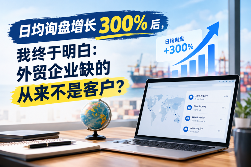 苏小兵：日均询盘增长300%后，我终于明白，外贸企业缺的从来不是客户？-苏小兵商学院