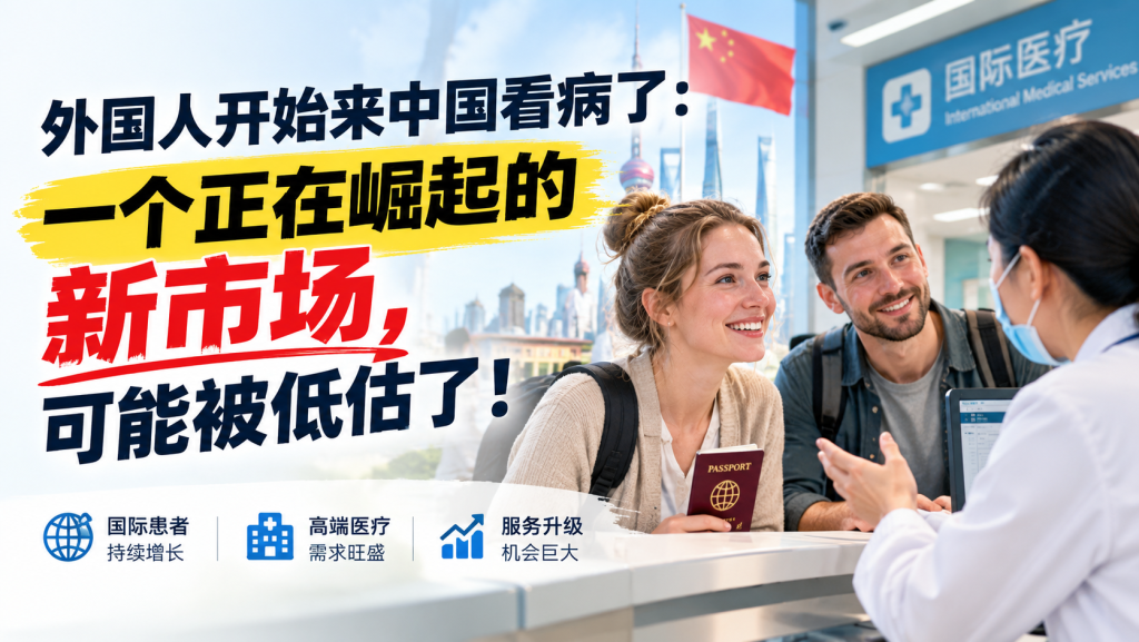 图片[1]-苏小兵：外国人开始来中国看病了，一个正在崛起的新市场，可能被低估了？-苏小兵商学院