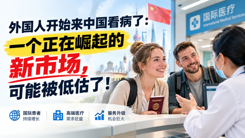 苏小兵：外国人开始来中国看病了，一个正在崛起的新市场，可能被低估了？-苏小兵商学院