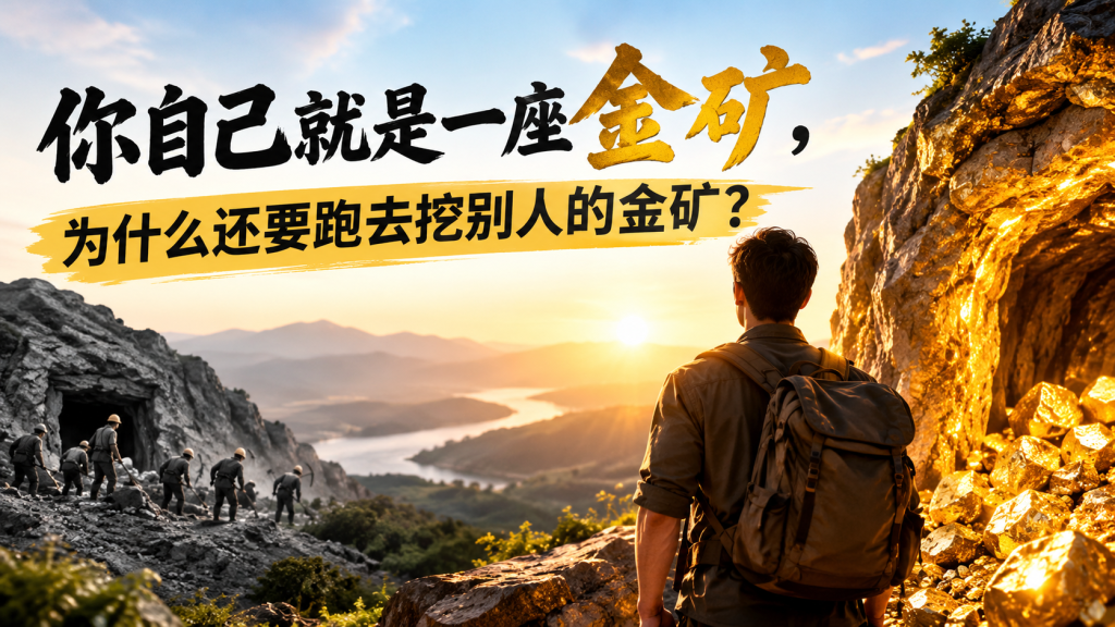 图片[1]-苏小兵：你自己就是一座金矿，为什么还要跑去挖别人的金矿？-苏小兵商学院