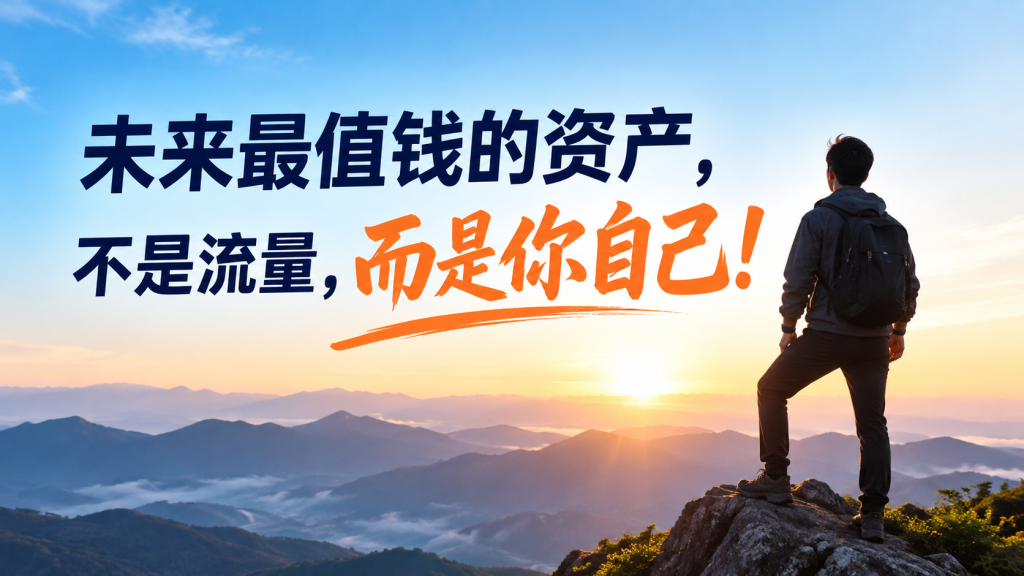 图片[1]-苏小兵：未来最值钱的资产，不是流量，而是你自己！-苏小兵商学院
