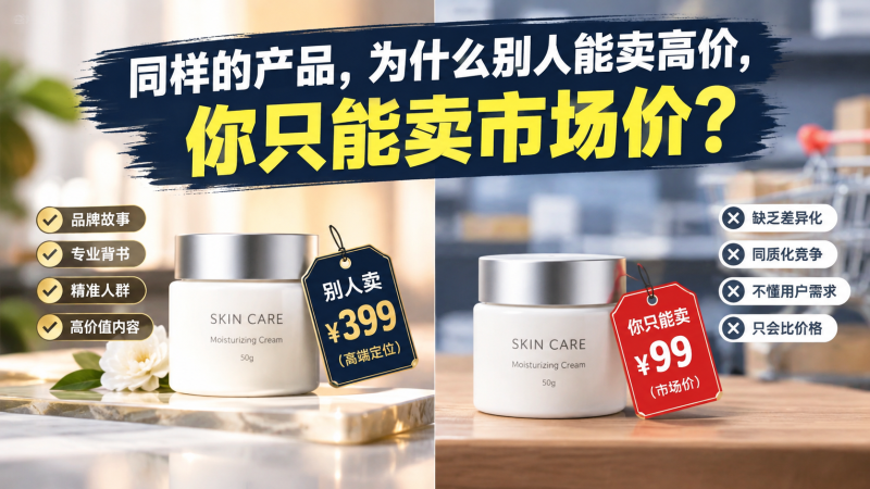 苏小兵：同样的产品，为什么别人能卖高价，你只能卖市场价？-苏小兵商学院