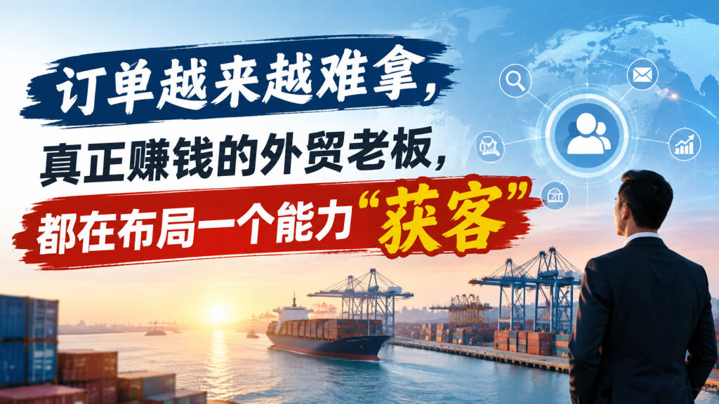 图片[1]-苏小兵：订单越来越难拿，真正赚钱的外贸老板，都在布局一个能力”获客”-苏小兵商学院