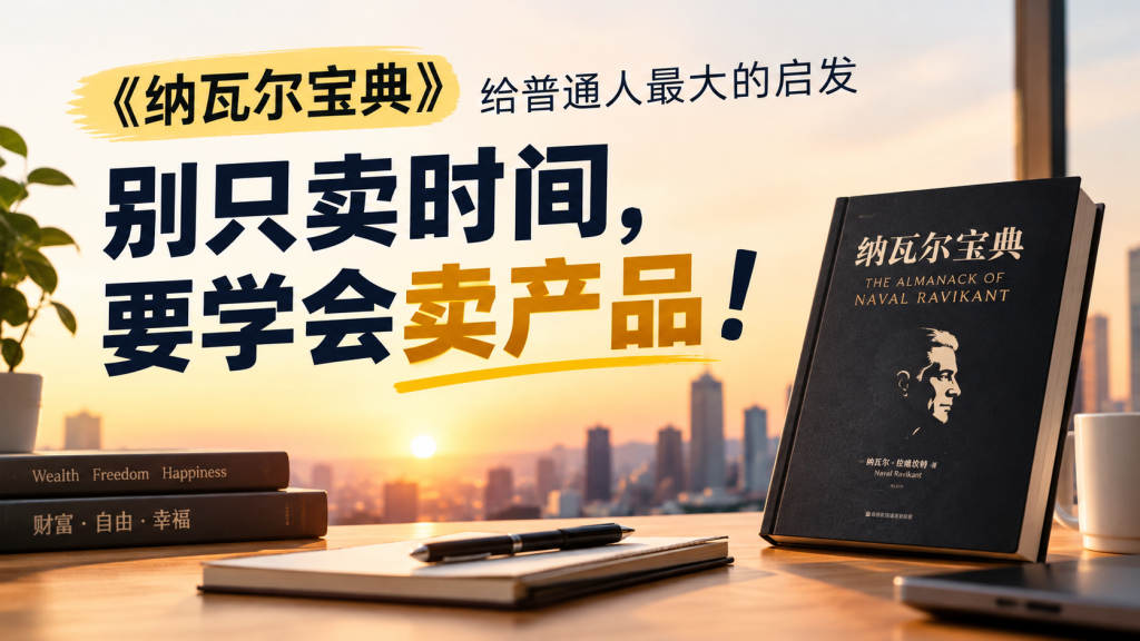 图片[1]-苏小兵：《纳瓦尔宝典》给普通人最大的启发，别只卖时间，要学会卖产品！-苏小兵商学院