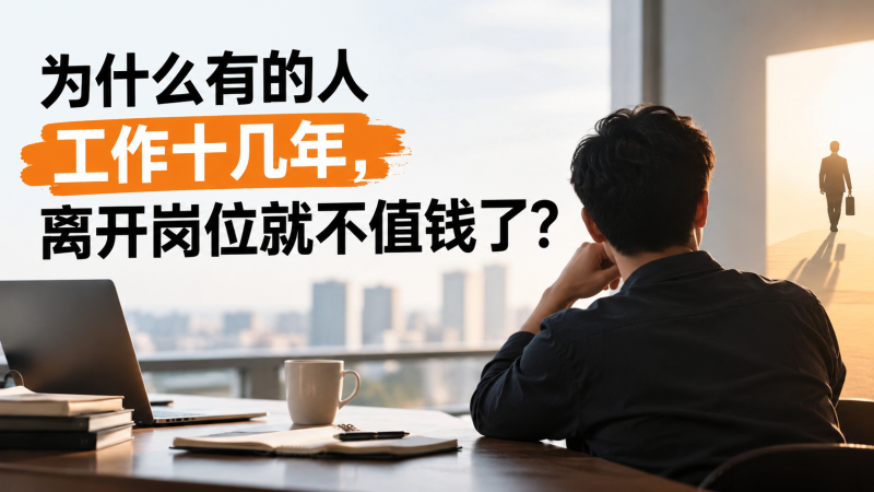 苏小兵：为什么有的人工作十几年，离开岗位就不值钱了？-苏小兵商学院
