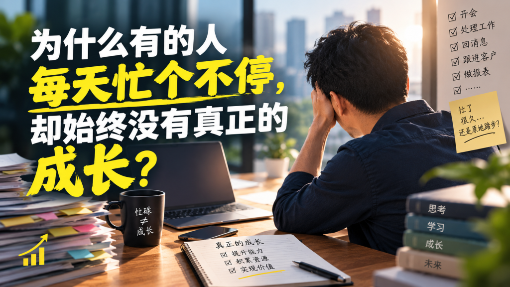 图片[1]-苏小兵：为什么有的人每天忙个不停，却始终没有真正的成长？-苏小兵商学院