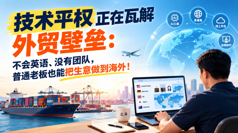 苏小兵：技术平权正在瓦解外贸壁垒，不会英语、没有团队，普通老板也能把生意做到海外！-苏小兵商学院