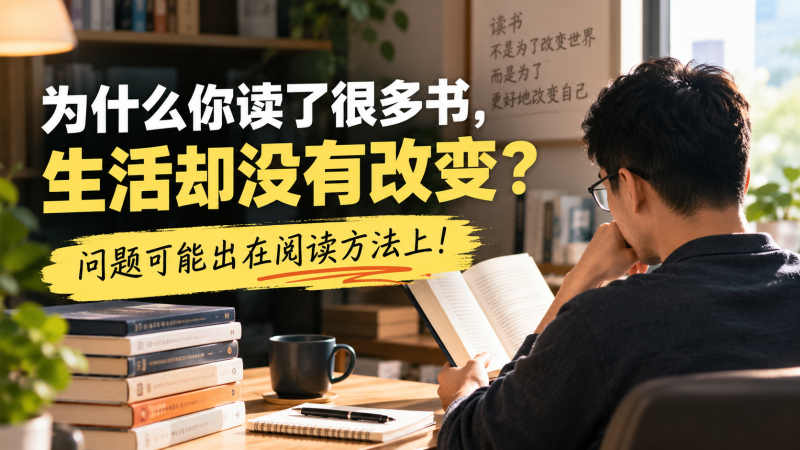 苏小兵：为什么你读了很多书，生活却没有改变？问题可能出在阅读方法上！-苏小兵商学院