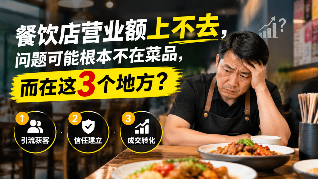 图片[1]-苏小兵：餐饮店营业额上不去，问题可能根本不在菜品，而在这3个地方？-苏小兵商学院